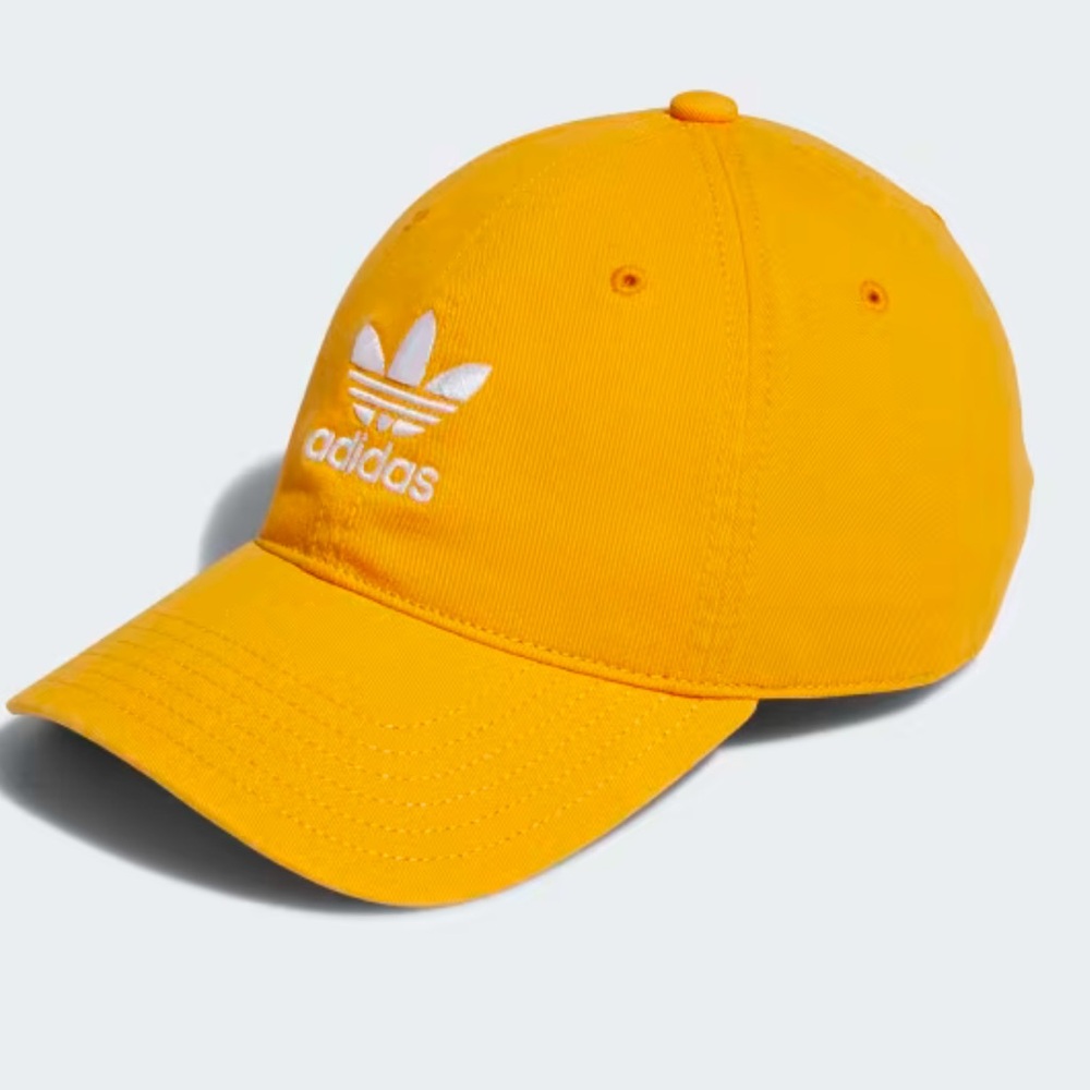adidas Men's Lifestyle Relaxed Strap-Back Hat - Yellow